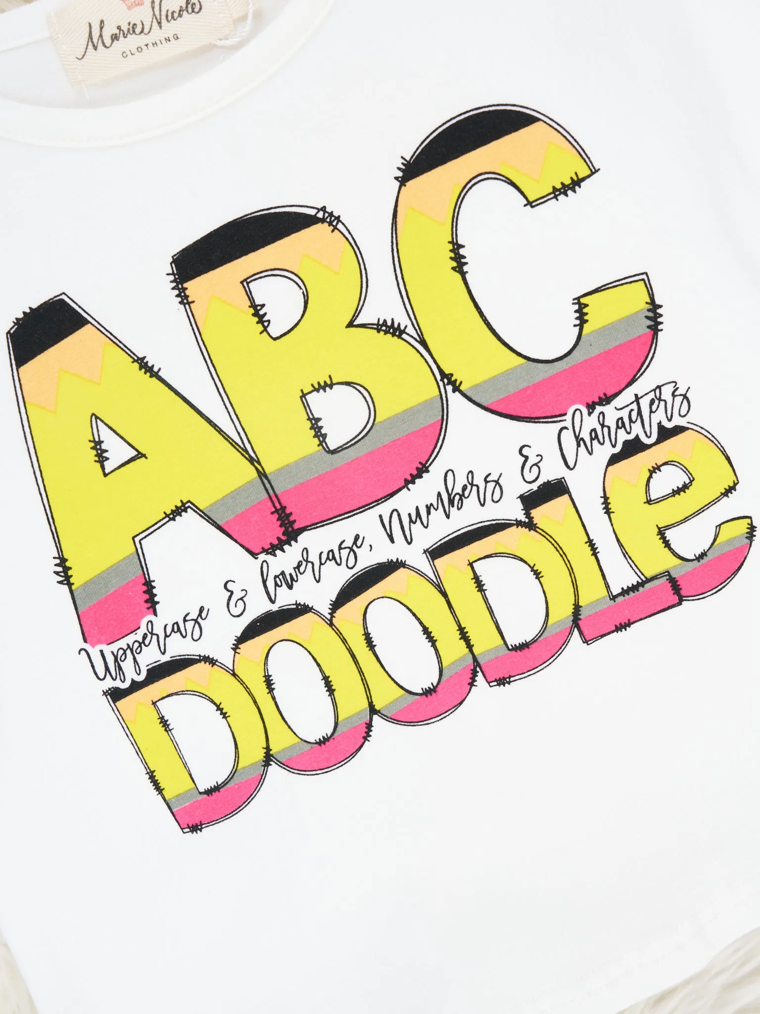 ABC Doodle Tulle Ruffle Outfit