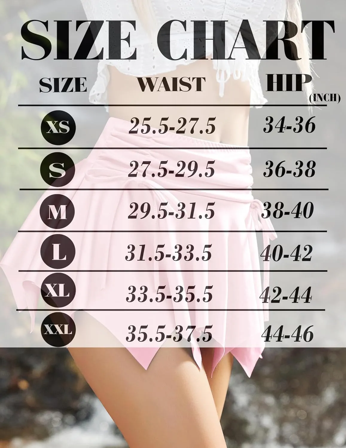 Avidlove Mini Skirt Flowy Stretchy Hem Sexy Y2k Asymmetrical Skirt with Drawstring Ruched Bow Beach Short Skirt