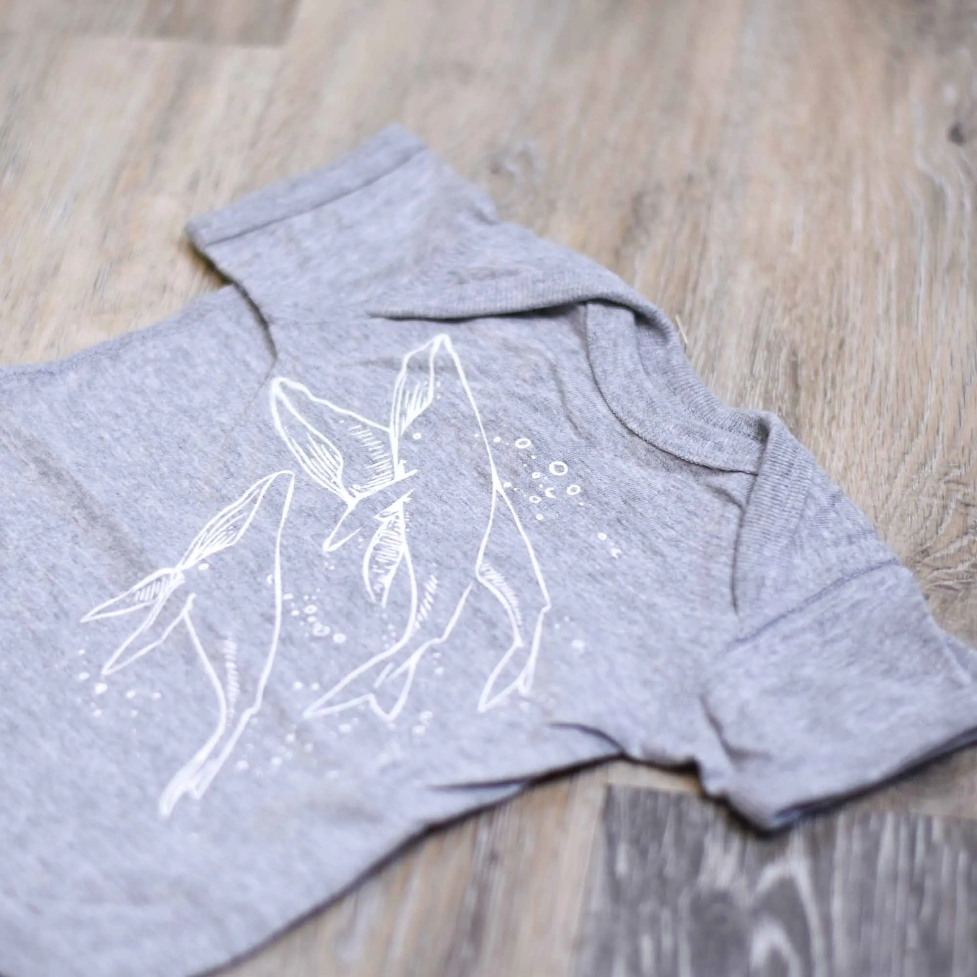 Baby Bodysuit - Grey Whale