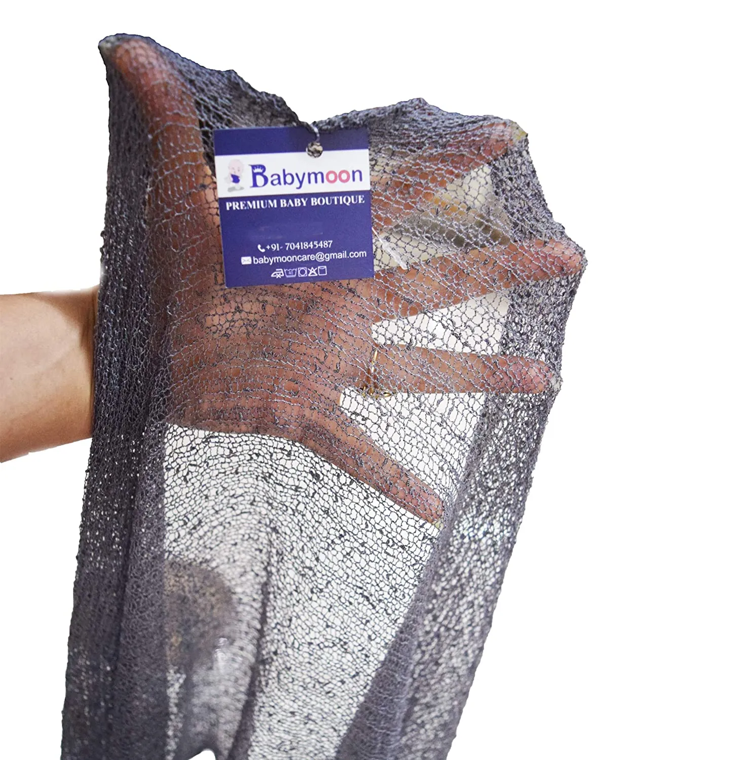 Babymoon Mohair Stretchble Baby Photography Shoot Wrap Cloth - Purple