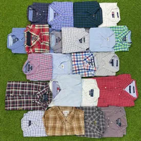 Branded Shirts -20 pcs Including Polo Ralph Lauren Carhartt Lacoste Barbour Tommy Hilfiger Chaps