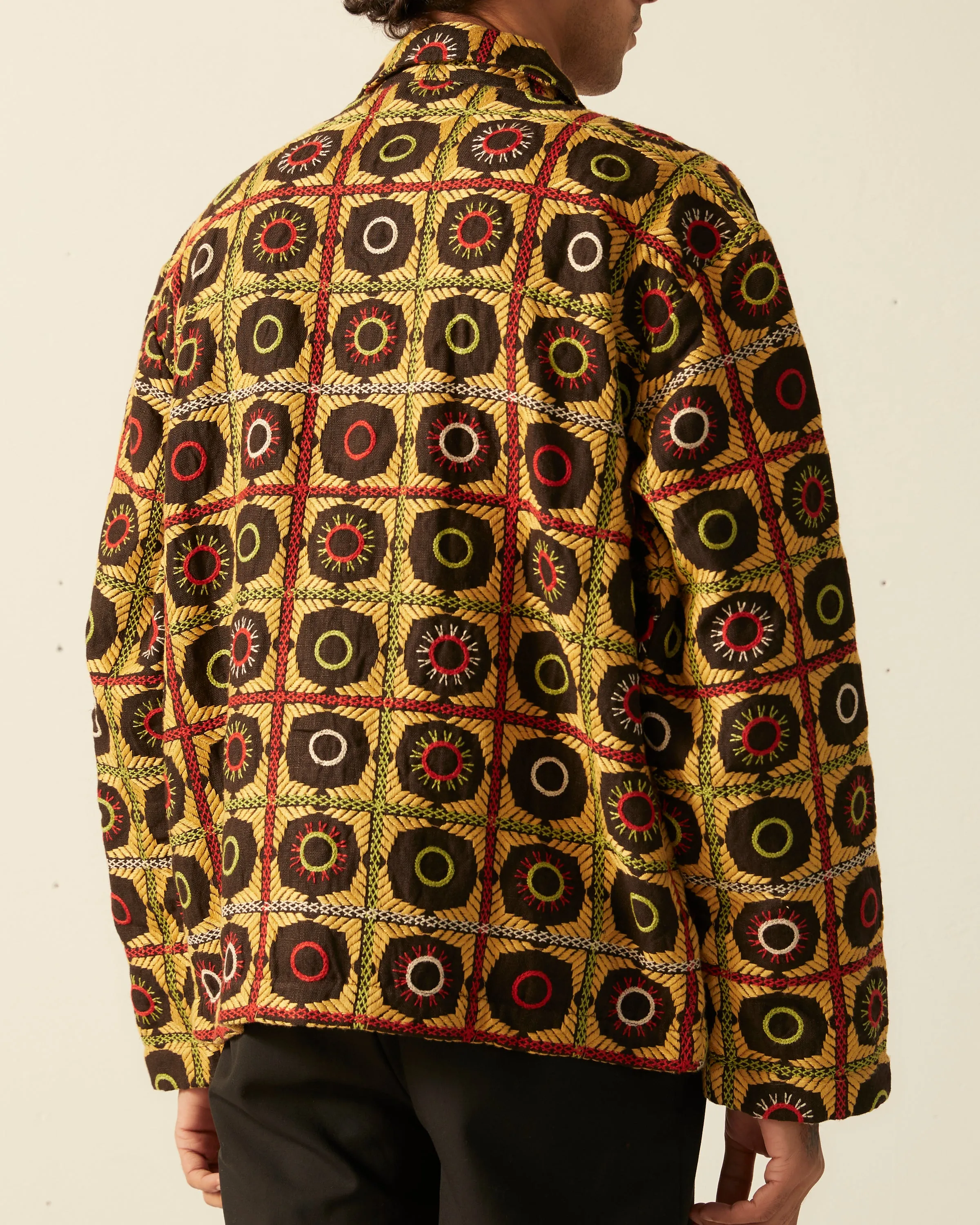 Circle Embroidered Jacket