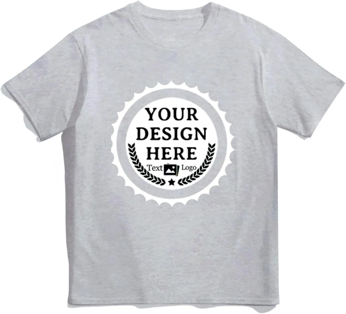 Custom T Shirts Made in USA Bulk Customized T Shirts for Men Women Design Your Own Personalized Shirt Tee Gifts