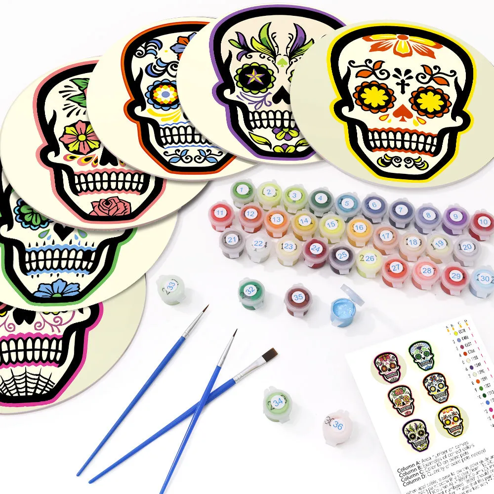 Day of the Dead Collection - Paint by Numbers Placemats