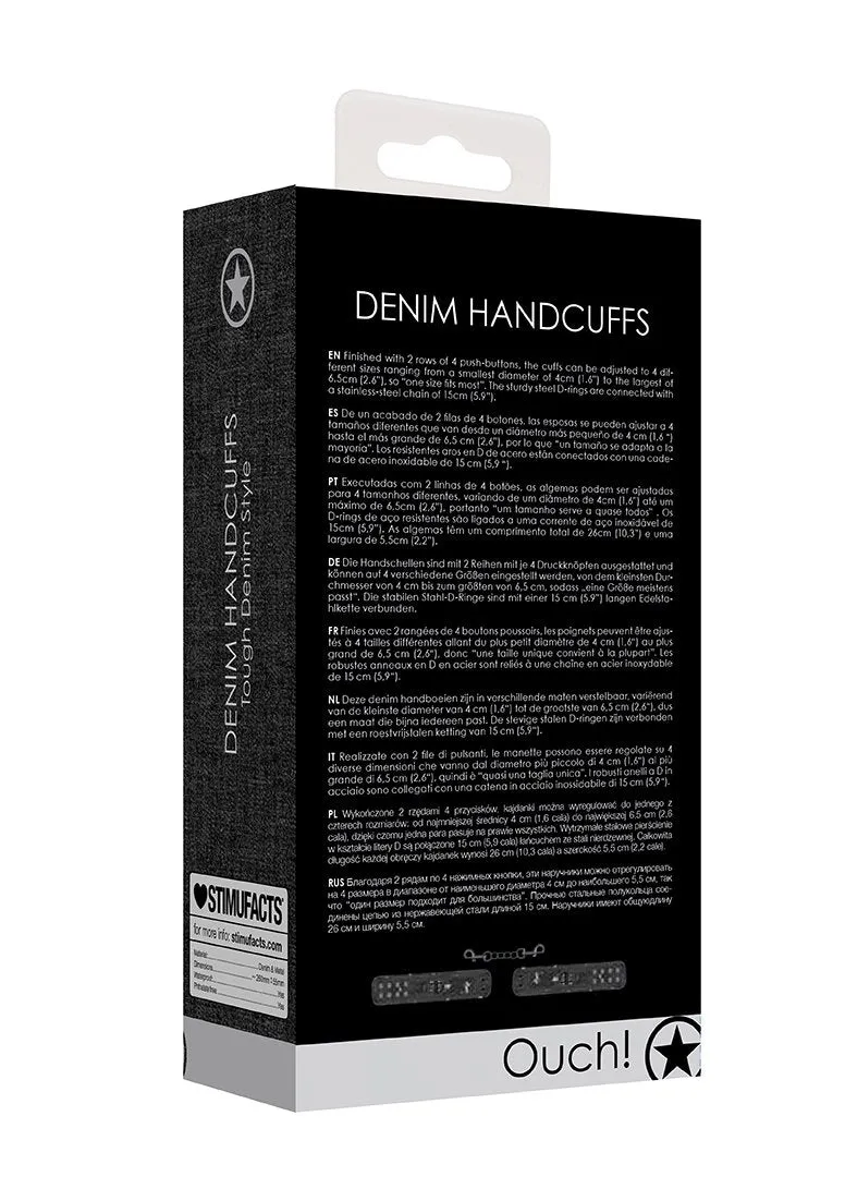 Denim Handcuffs