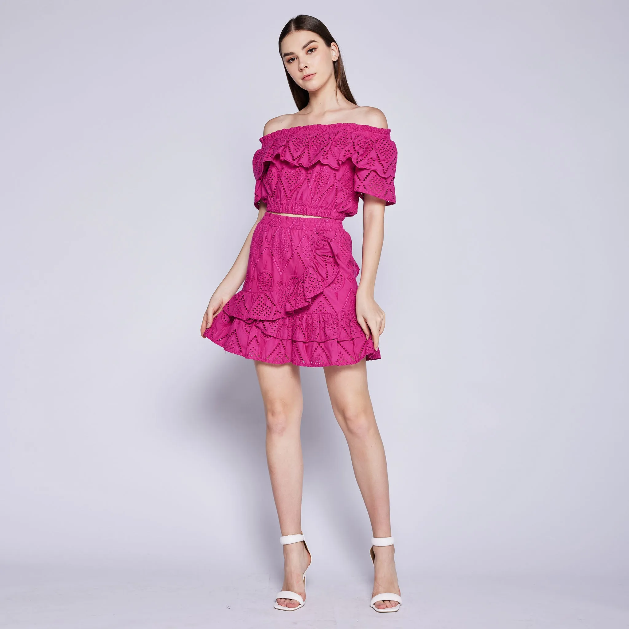Eyelet Skirt
