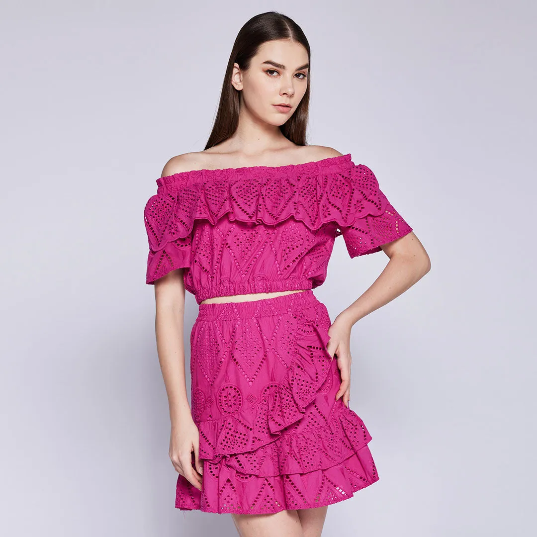 Eyelet Skirt