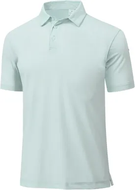 Golf Shirts for Men - Mens Polo Shirts Work Slim Dri Fit Short Sleeve, UV Protection Athletic Men Polo Shirt Moisture Wicking