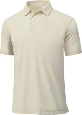 Golf Shirts for Men - Mens Polo Shirts Work Slim Dri Fit Short Sleeve, UV Protection Athletic Men Polo Shirt Moisture Wicking