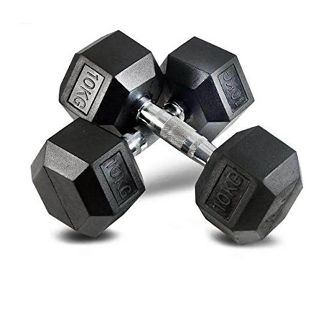 Hex Rubber Dumbbells (2.5kg to 30kg) Set