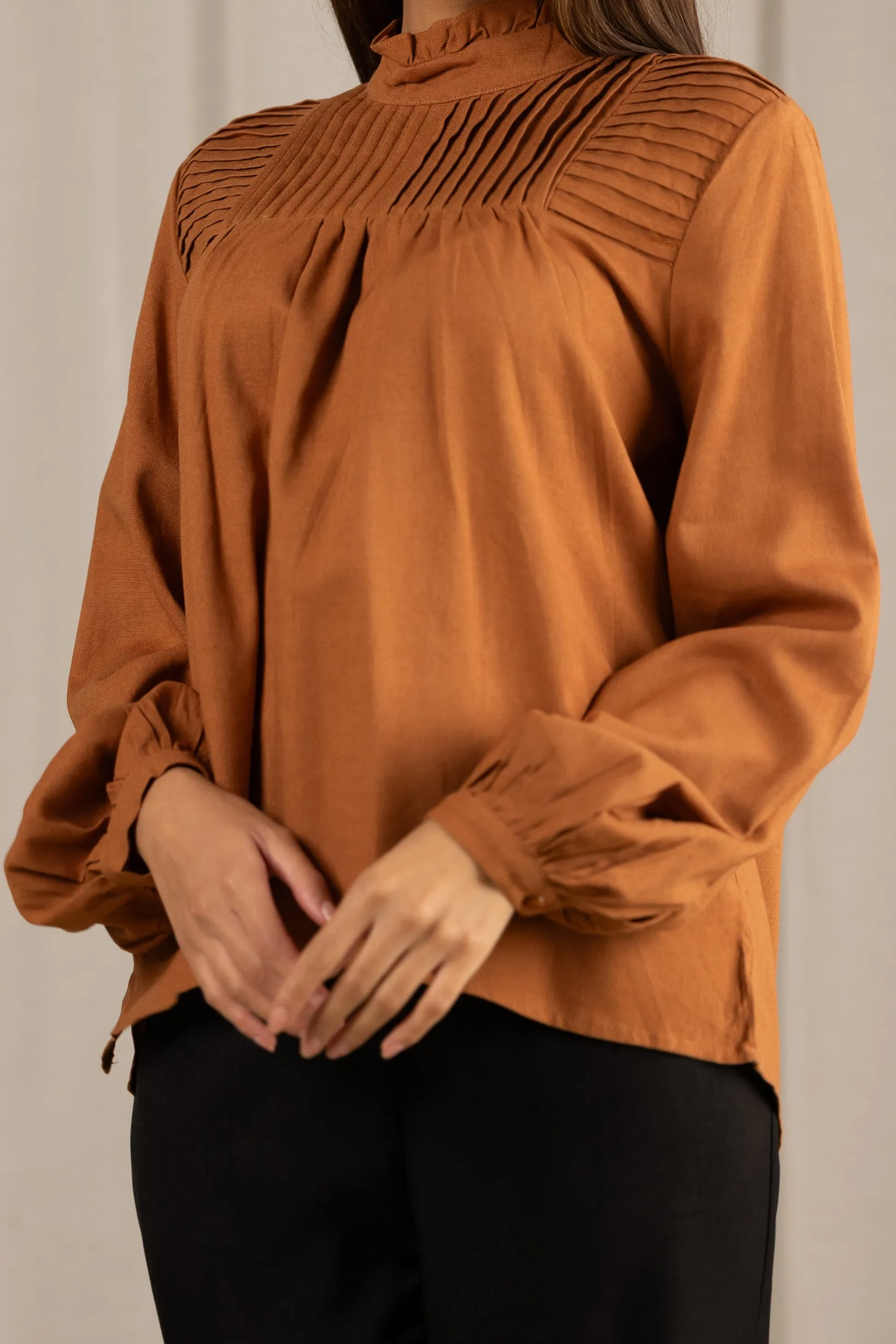 Linen Blouse Top