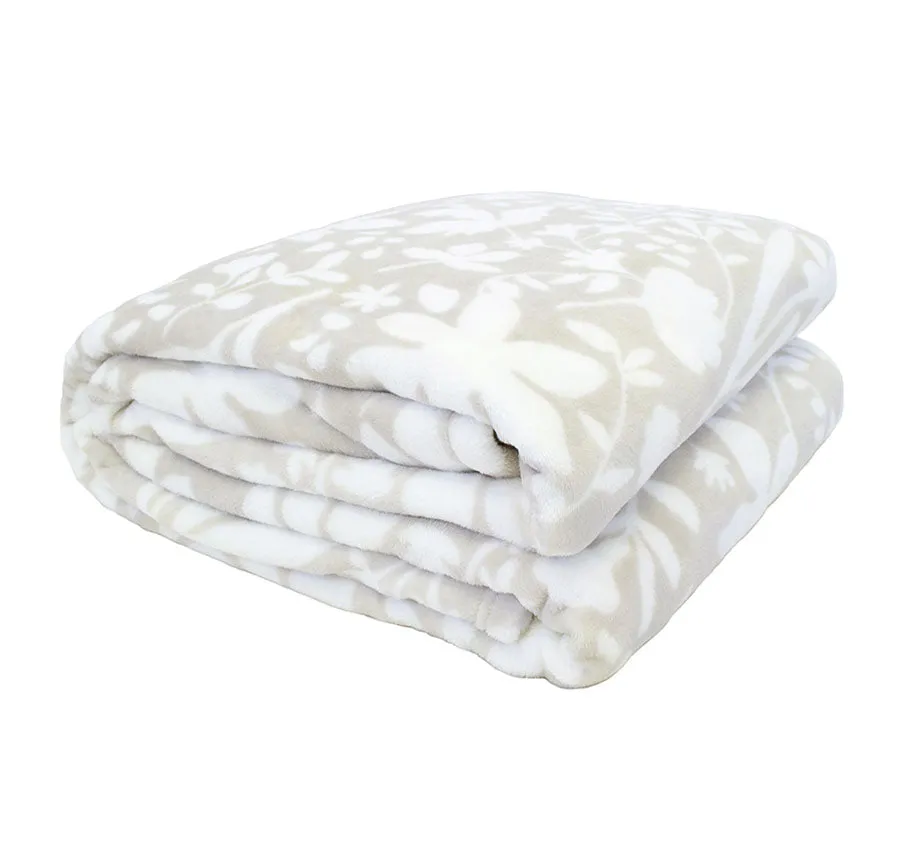 Liv Ultraplush Blanket Range Pebble