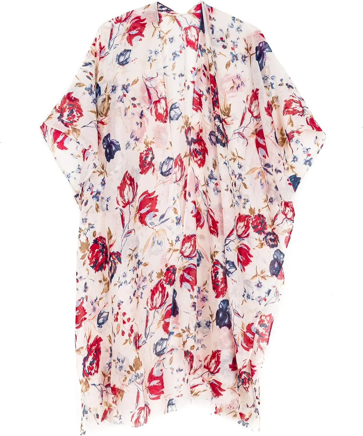 MELIFLUOS DESIGNED IN SPAIN Women's Beach Cover Up Swimsuit Kimono Pareo Sarong Beach Wear Dress for Summer