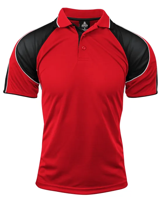 Mens Murray Polo Red/Black