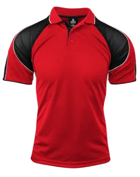 Mens Murray Polo Red/Black