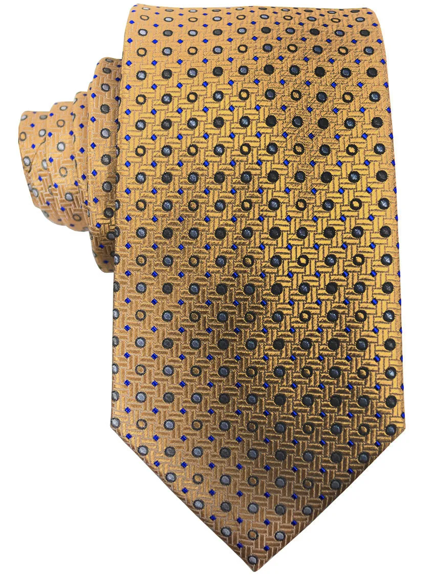Mock Orange Polka Dots Silk Necktie