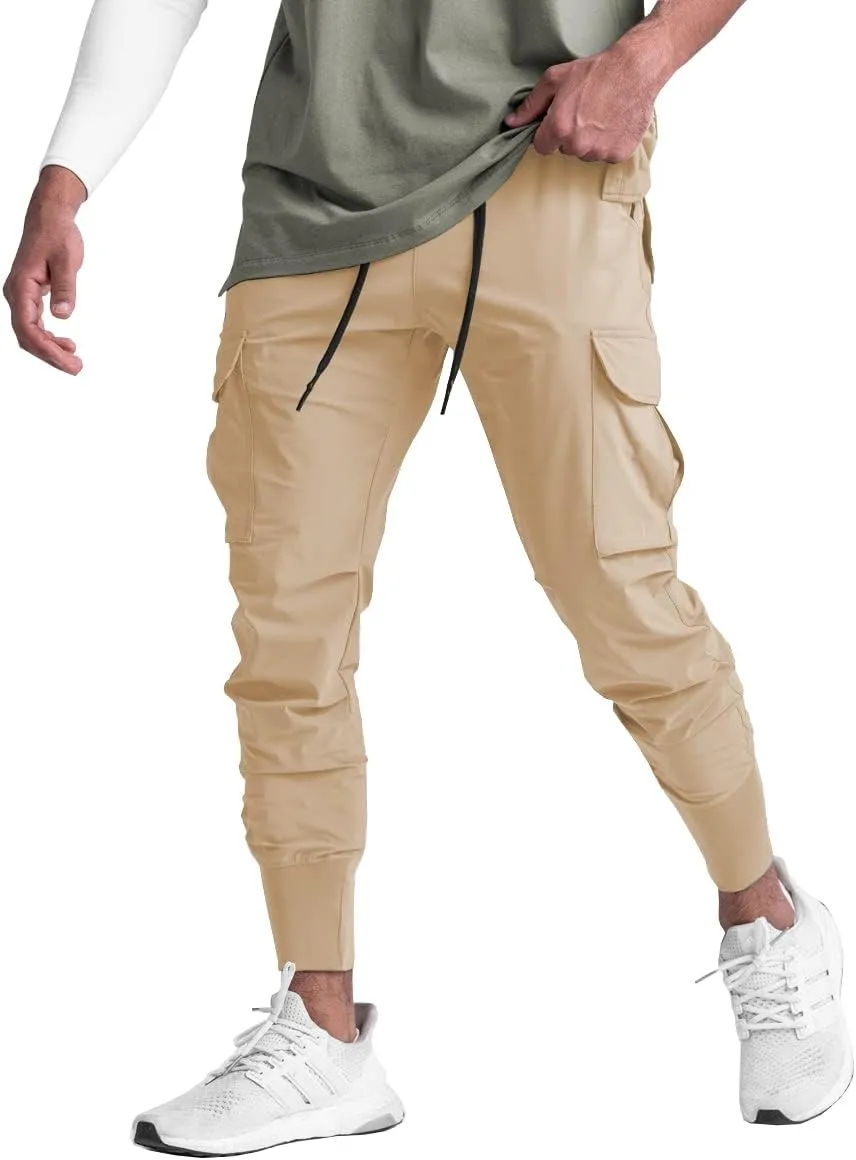 Muscle Killer Mens Running Jogger Pants Workout Athletic Sweatpants Lightweight Quick Dry Tapered Hiking Pants Sports Pants