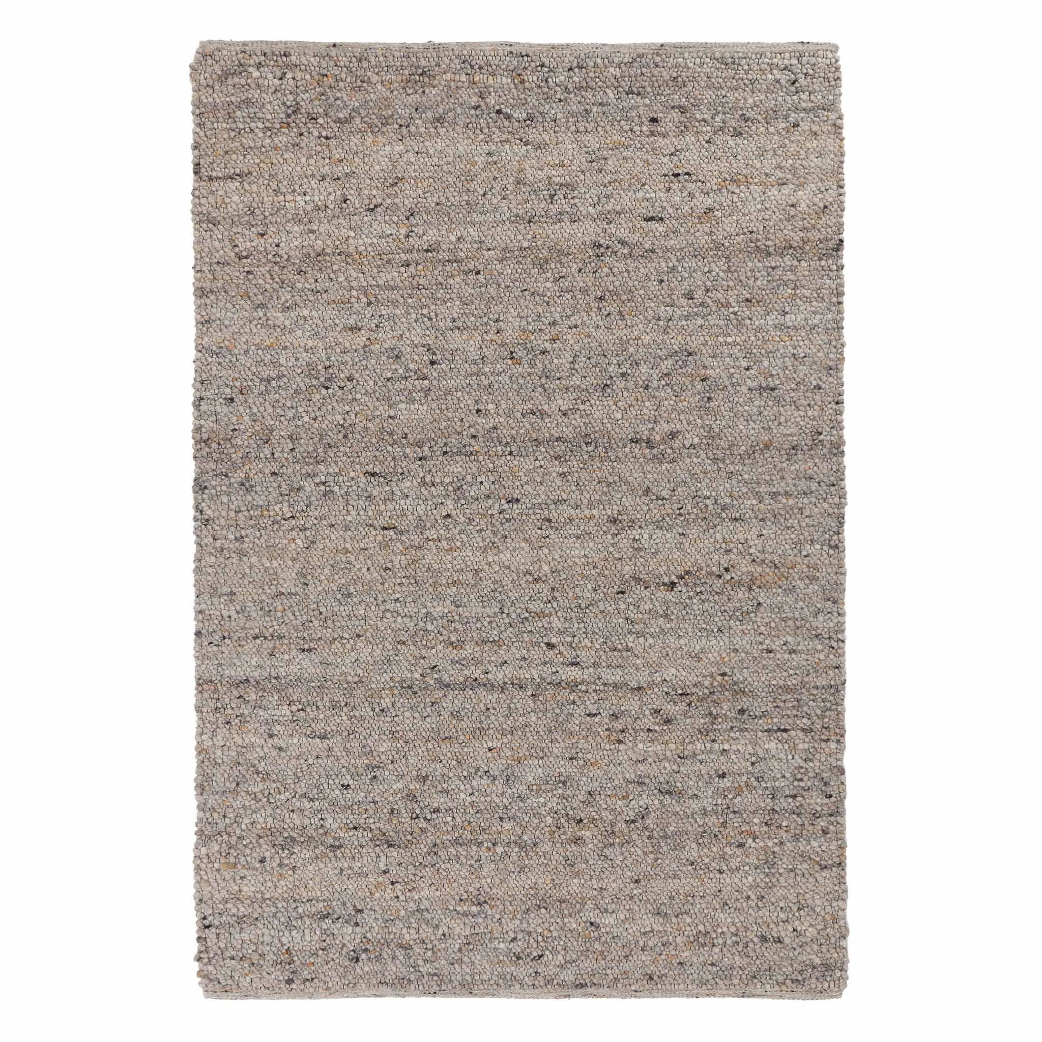 Nunja Rug [Stone grey melange/Charcoal/Ochre]