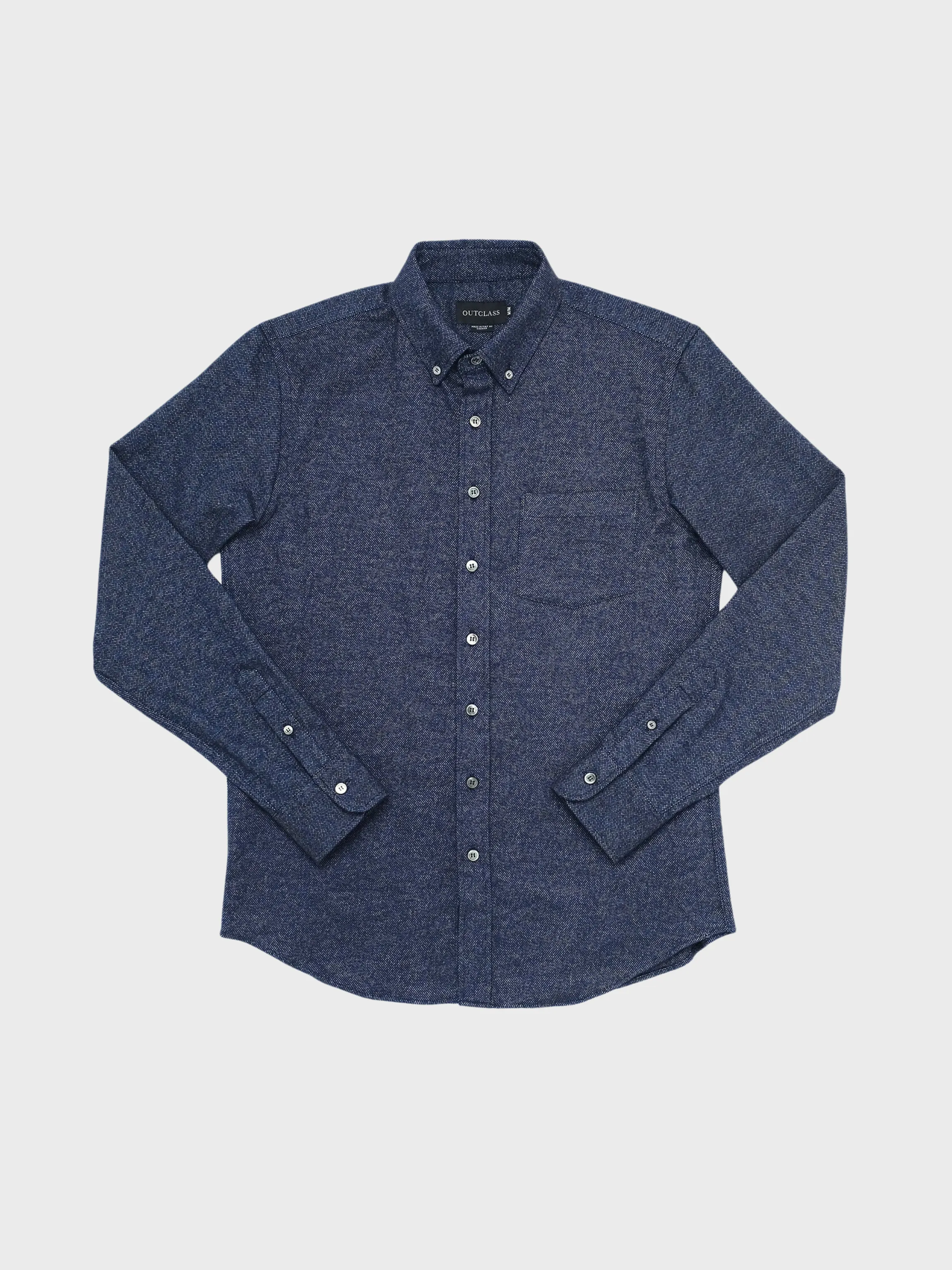 Outclass Shirt Tweed Flannel Indigo