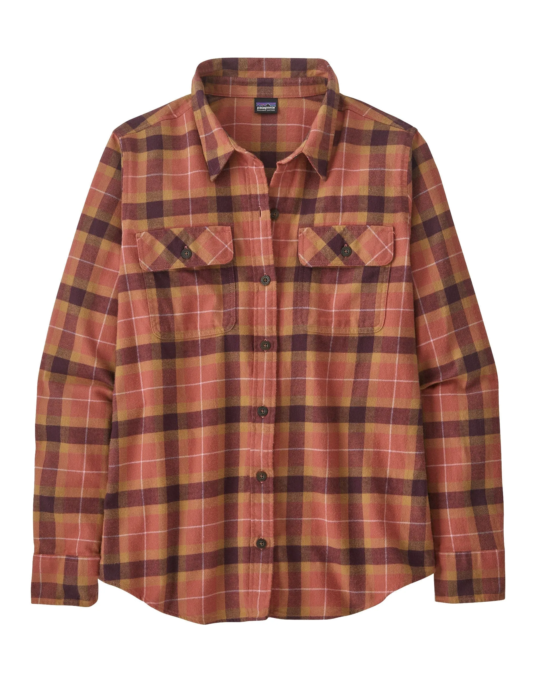 Patagonia Womens L/S Organic Cotton MW Fjord Flannel Shirt
