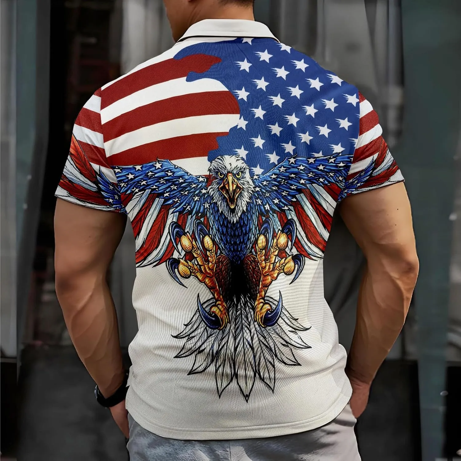 Polo Shirts for Men, Short Sleeve Slim Fit Shirts Casual Collar Shirt