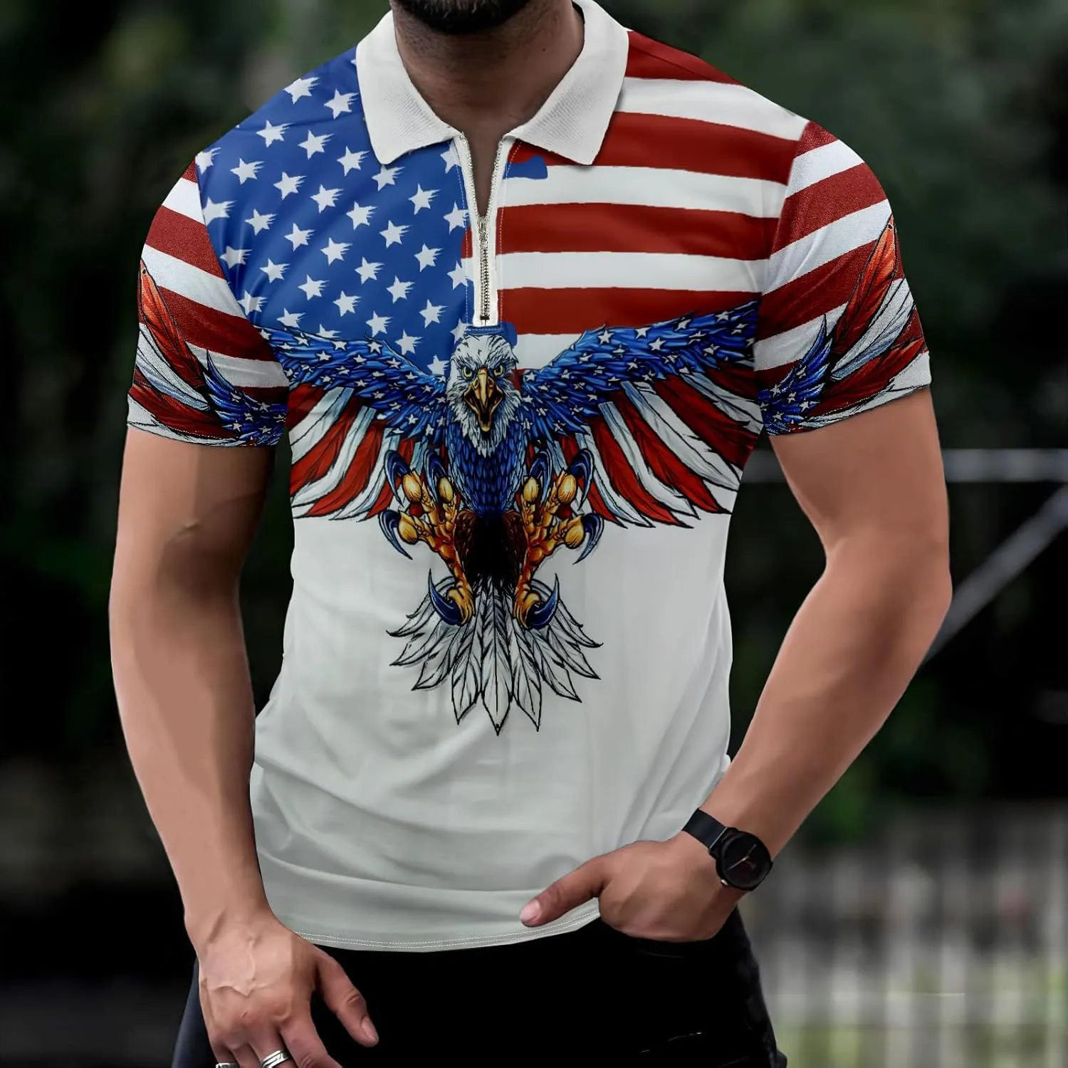 Polo Shirts for Men, Short Sleeve Slim Fit Shirts Casual Collar Shirt
