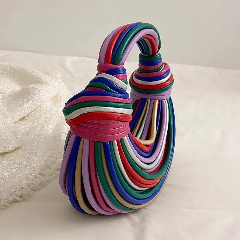 Pre Order:  Vibrant Colorful Rainbow Noodles Bag
