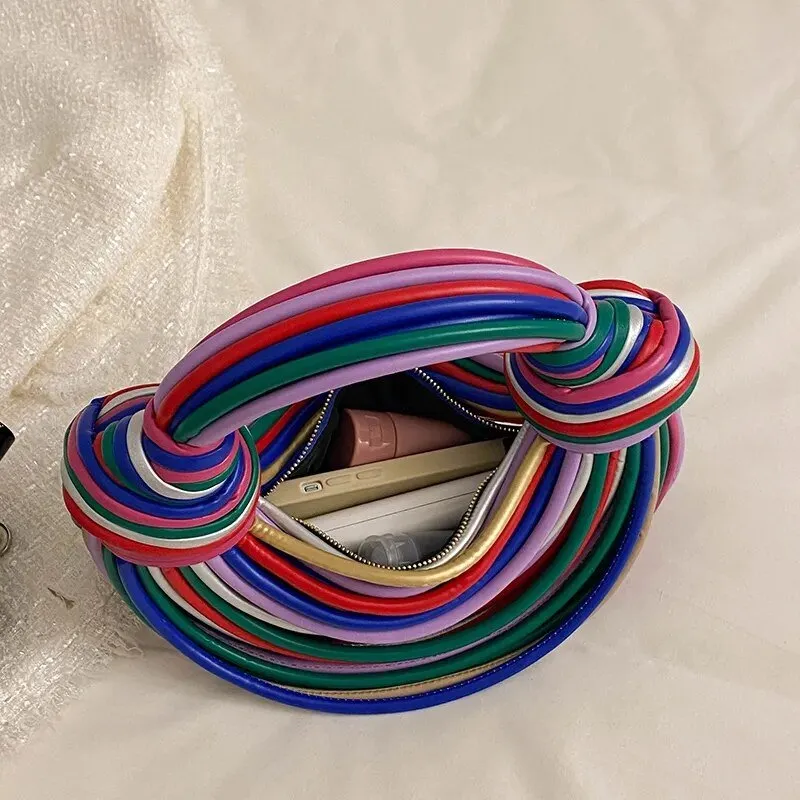 Pre Order:  Vibrant Colorful Rainbow Noodles Bag