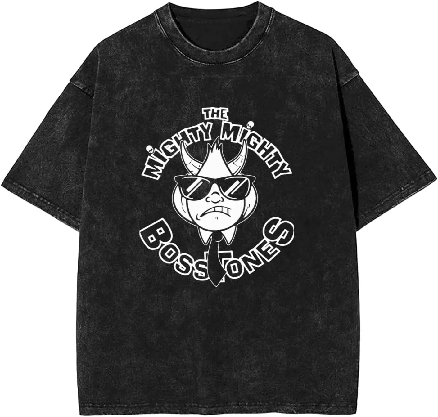 Shirt Men's Oversized Loose Fit Vintage Washed Cotton Casual T-Shirts