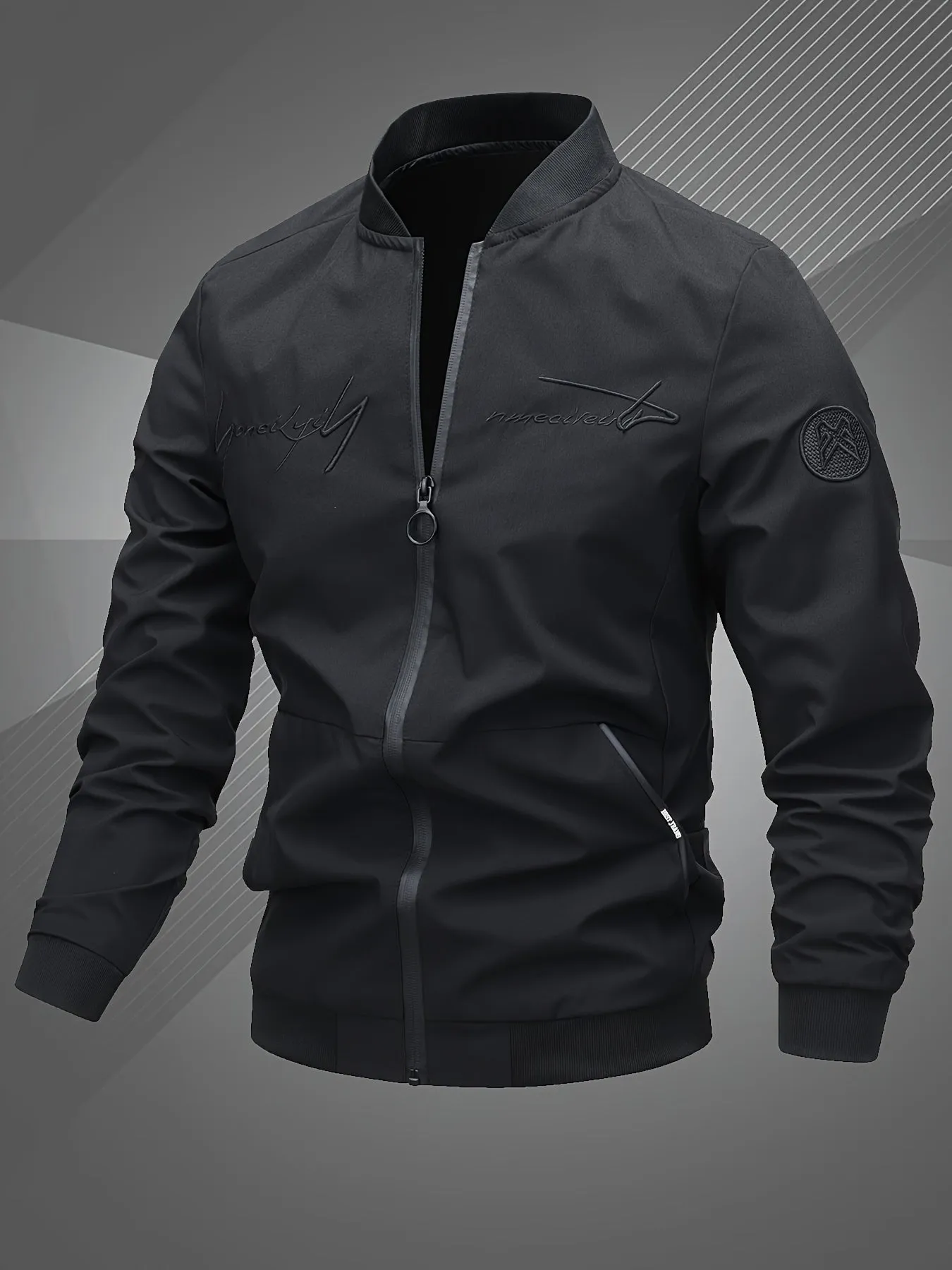 Toprated Mens Embroidered Bomber Jacket  Perfect Gift