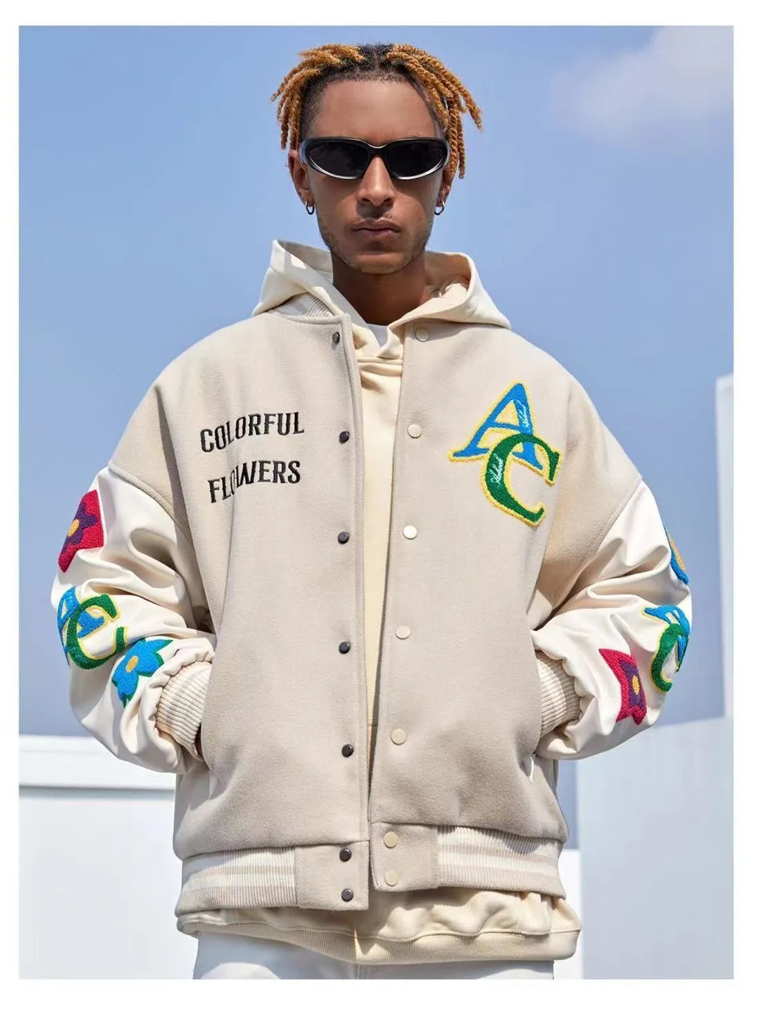United Flower Embroidered Jacket